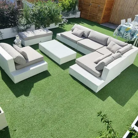 Sky Garden Maria Jose Liguria - Attico Vista Mare - Terraces - 2 Bagni- 2 Da Letto - Box, Wi-fi, Idromassaggio Free Inteiro Attico Per Voi, Con Ascensore * Rapallo