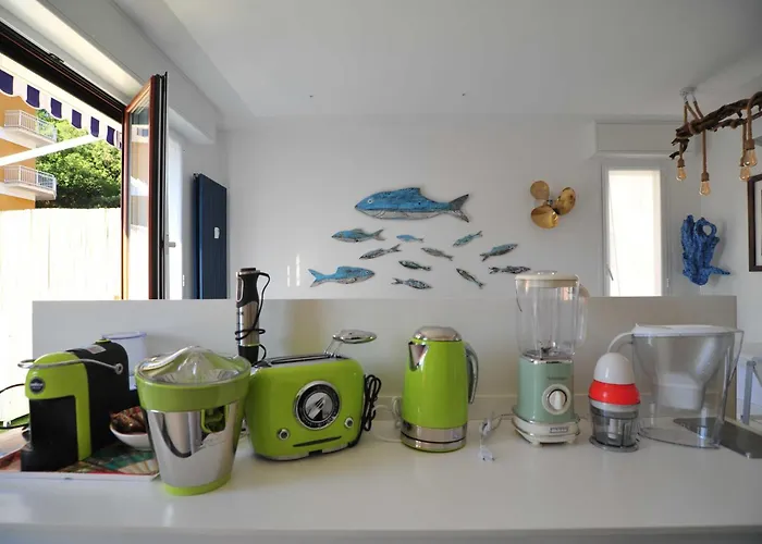 Apartament Sky Garden Maria Jose Liguria - Attico Vista Mare - Terraces - 2 Bagni- 2 Da Letto - Box, Wi-fi, Idromassaggio Free Inteiro Attico Per Voi, Con Ascensore Rapallo