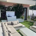 Sky Garden Maria Jose Liguria - Attico Vista Mare - Terraces - 2 Bagni- 2 Da Letto - Box, Wi-fi, Idromassaggio Free Inteiro Attico Per Voi, Con Ascensore * راباللو