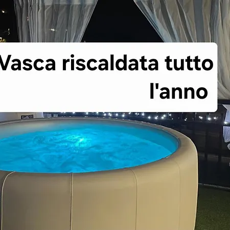 Sky Garden Maria Jose Liguria - Attico Vista Mare - Terraces - 2 Bagni- 2 Da Letto - Box, Wi-fi, Idromassaggio Free Inteiro Attico Per Voi, Con Ascensore Apartment